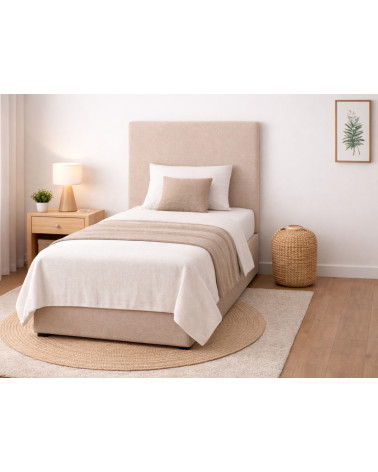 Tête de lit REMY - 1 place / Taupe uni